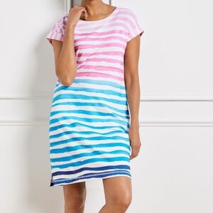 Talbots French Terry Tee Shirt Dress